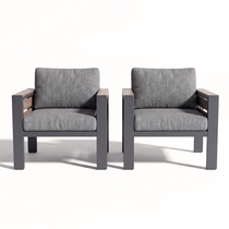 5-Seat Aluminum Outdoor Lounge Set
