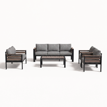 5-Piece Aluminum Outdoor Lounge Set