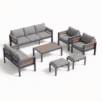 7-Piece Aluminum Outdoor Lounge Set