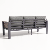 3-Seat Aluminum Outdoor Lounge Sofa