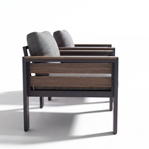 2-Piece Aluminum Outdoor Lounge Chair